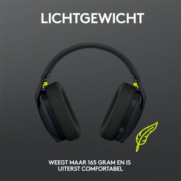 Logitech G G435 Headset Draadloos Hoofdband Gamen Bluetooth Zwart RETURNED - Afbeelding 12