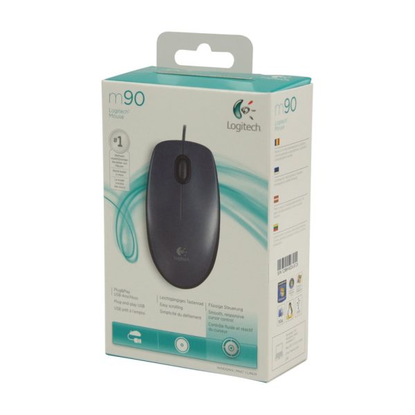 Logitech M90 Bedrade Muis - Zwart - Afbeelding 3