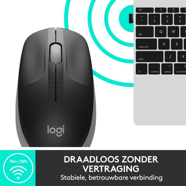 Logitech M190 Full-Size Wireless Mouse RENEWED - Afbeelding 7