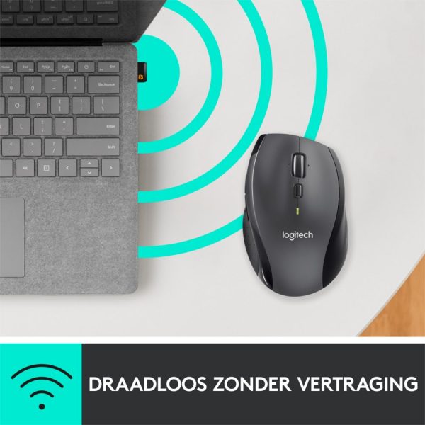 Logitech M705 Draadloze Muis - Grijs - Afbeelding 9