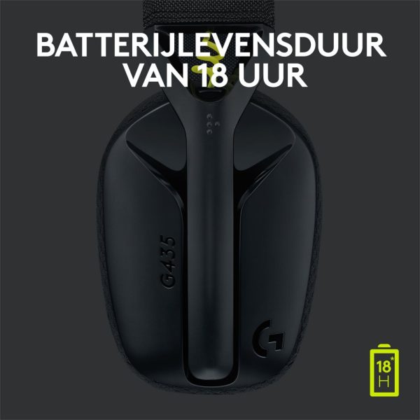 Logitech G G435 Headset Draadloos Hoofdband Gamen Bluetooth Zwart RETURNED - Afbeelding 13