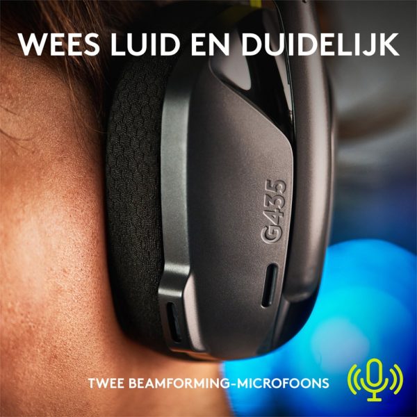 Logitech G G435 Headset Draadloos Hoofdband Gamen Bluetooth Zwart RETURNED - Afbeelding 22