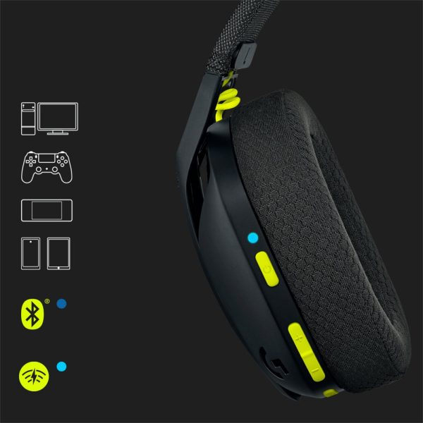 Logitech G G435 Headset Draadloos Hoofdband Gamen Bluetooth Zwart RETURNED - Afbeelding 5