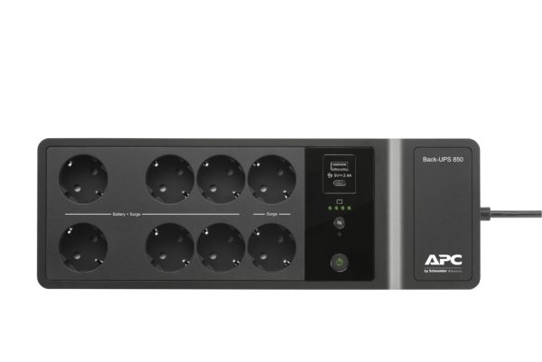 APC Back-UPS BE850G2-GR - Noodstroomvoeding 8x stopcontact, 850VA, 2 USB opladers, 1 USB datapoort - Afbeelding 15