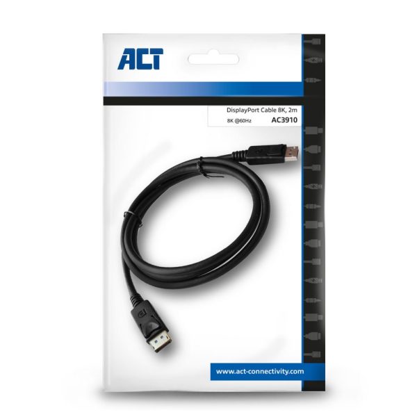 ACT AC3910 DisplayPort kabel 2 m Zwart - Afbeelding 5