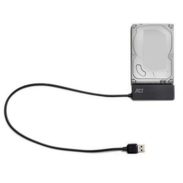 ACT 2,5 inch en 3,5 inch SATA HDD SSD naar USB 3.2 Gen1 adapter - Afbeelding 7