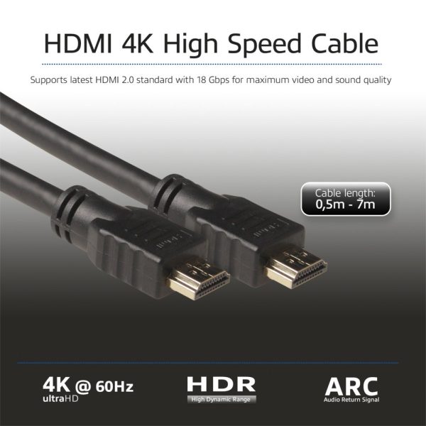 ACT AK3902 HDMI kabel 2 m HDMI Type A (Standaard) Zwart - Afbeelding 4