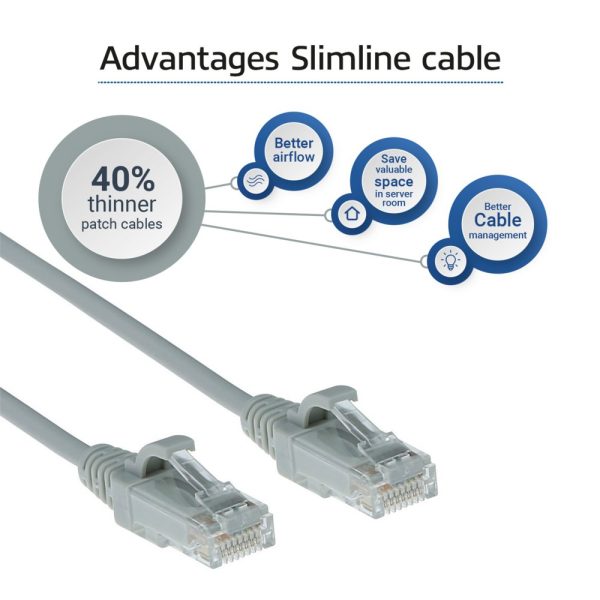 ACT DC9001 netwerkkabel Grijs 1 m Cat6 U/UTP (UTP) - Afbeelding 5