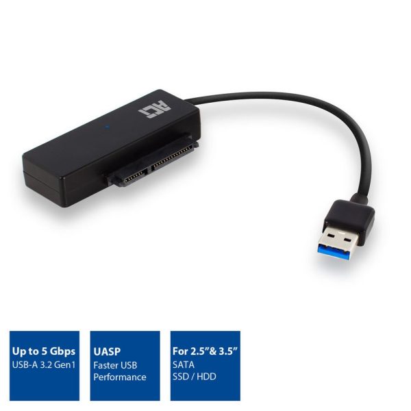 ACT 2,5 inch en 3,5 inch SATA HDD SSD naar USB 3.2 Gen1 adapter - Afbeelding 8