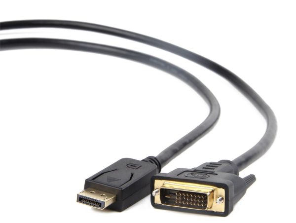 Gembird CC-DPM-DVIM-6 video kabel adapter 1,8 m DisplayPort DVI Zwart - Afbeelding 2