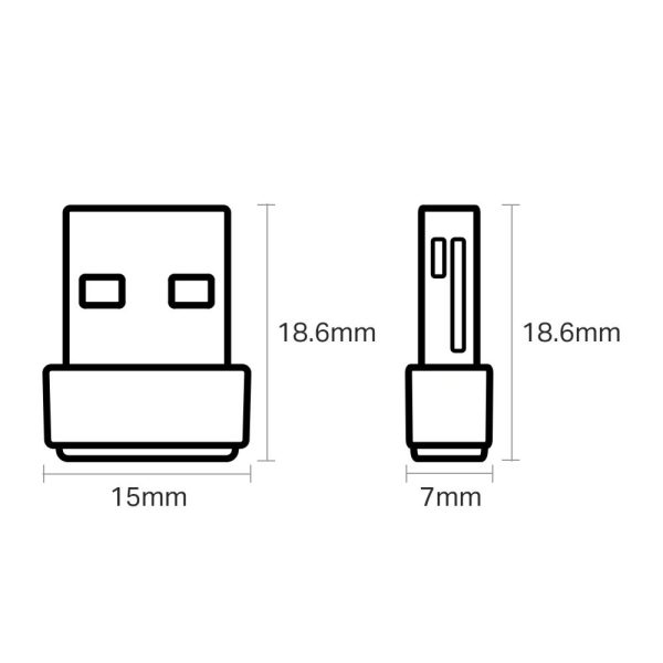 TP-LINK Archer T2U Nano WLAN 633 Mbit/s - Afbeelding 5