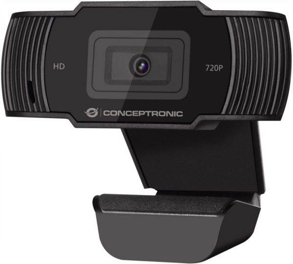 Conceptronic AMDIS 720P HD webcam 1280 x 720 Pixels USB 2.0 Zwart - Afbeelding 2