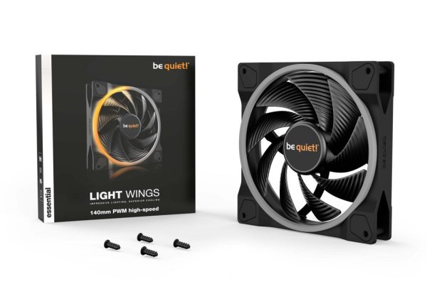 be quiet! Light Wings | 140mm PWM high-speed Computer behuizing Ventilator 14 cm Zwart 1 stuk(s) - Afbeelding 6