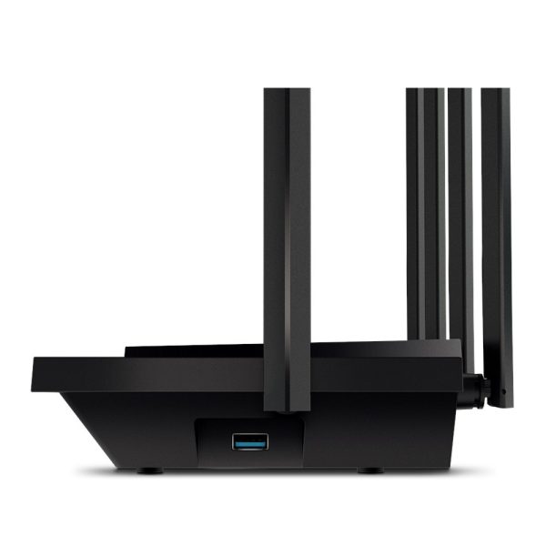 TP-Link Archer AX72 draadloze router Gigabit Ethernet Dual-band (2.4 GHz / 5 GHz) Zwart - Afbeelding 3