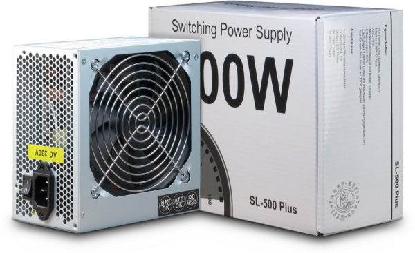 Inter-Tech SL-500 Plus power supply unit 500 W 20+4 pin ATX ATX Zilver - Afbeelding 5