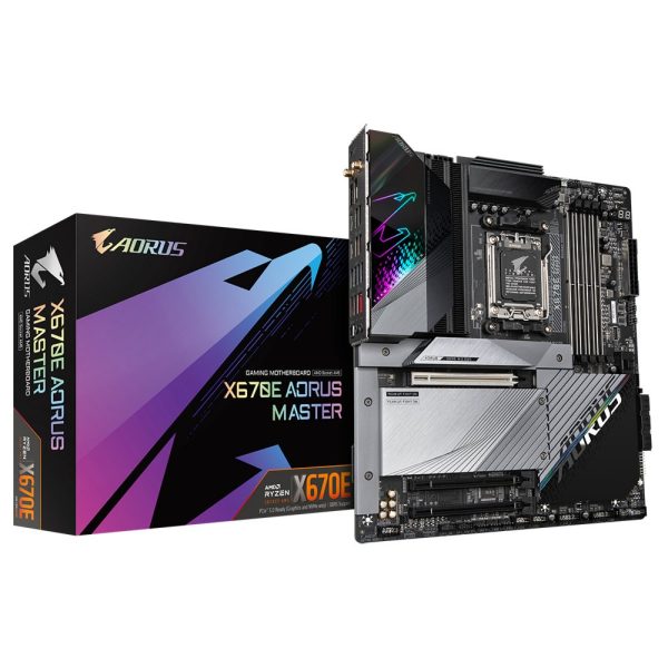 Gigabyte X670E AORUS MASTER (REV. 1.0) moederbord AMD X670 Socket AM5 ATX - Afbeelding 2