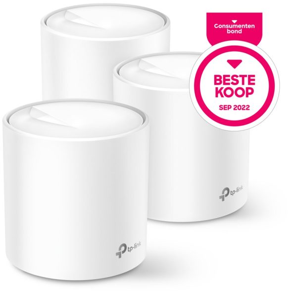 TP-Link Deco X20(3-pack) Dual-band (2.4 GHz / 5 GHz) Wi-Fi 5 (802.11ac) Wit 2 Intern - Afbeelding 4