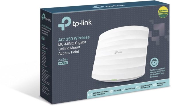 TP-LINK EAP225 867 Mbit/s Wit Power over Ethernet (PoE) - Afbeelding 3