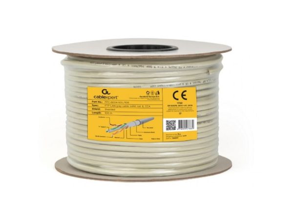 Gembird FPC-6004-SOL netwerkkabel Grijs 100 m Cat6 F/UTP (FTP) - Afbeelding 2