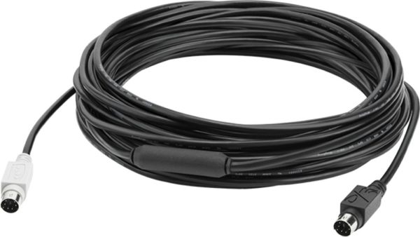 Logitech GROUP 10m Extender Cable PS/2-kabel 6-p Mini-DIN Zwart - Afbeelding 2