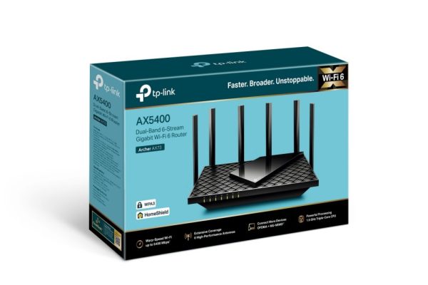 TP-Link Archer AX72 draadloze router Gigabit Ethernet Dual-band (2.4 GHz / 5 GHz) Zwart - Afbeelding 5