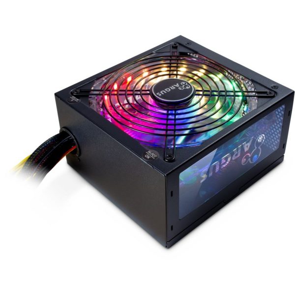 Inter-Tech Argus RGB-500W II power supply unit 20+4 pin ATX Zwart - Afbeelding 2