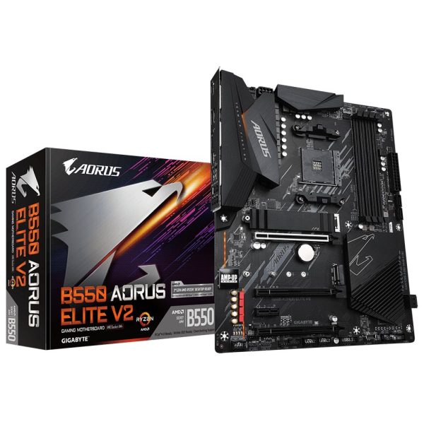 MB Gigabyte B550 AORUS ELITE V2 Socket AM4 ATX - Afbeelding 3