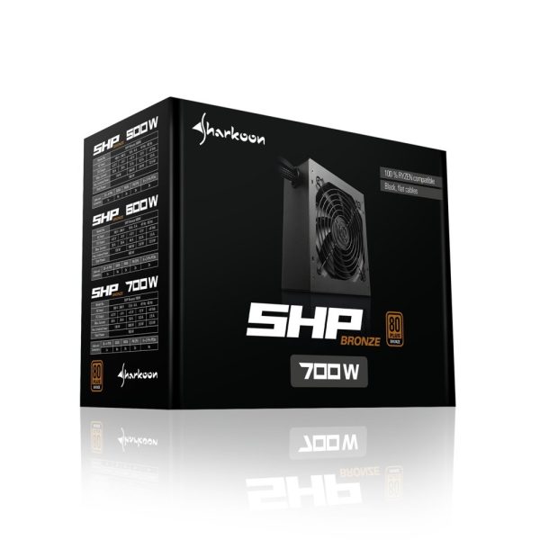 Sharkoon SHP | 700 Watt Bronze ATX PSU | Power Supply | Voeding - Afbeelding 4