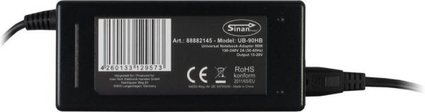 Inter-Tech Sinan UB-90HB netvoeding & inverter Universeel 90 W Zwart - Afbeelding 3