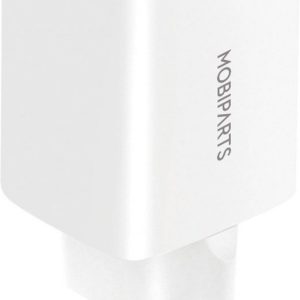 Mobiparts GaN Wall Charger | Dual USB-C Oplader 35W | Wit
