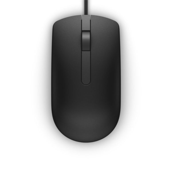 Dell MS116 | Bekabelde Muis | Links- en Rechtshandig | USB-A | 1000 DPI | Zwart
