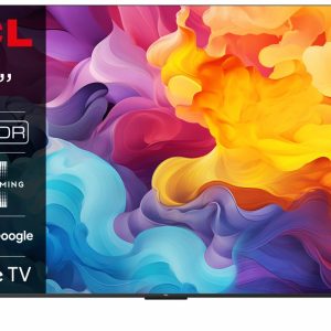TCL 75P69B 75" | Ultra HD 4K LED Smart TV | Google TV + Wifi | HDR10 voor Realistische Kleuren en Contrasten | Strak Design | 60Hz