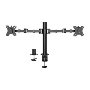 ACT AC8326 | Verstelbare Monitor-bureaubeugel | Tot 32" | Max 12kg | VESA 100x100 | 2 Monitoren
