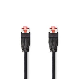 Nedis CCGP85200BK10 netwerkkabel Zwart 1 m Cat6 U/UTP (UTP)