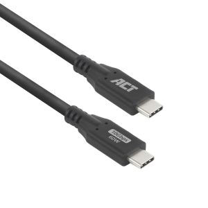 ACT USB 3.0 10Gbps 60W USB Type-C kabel, 0,5 meter