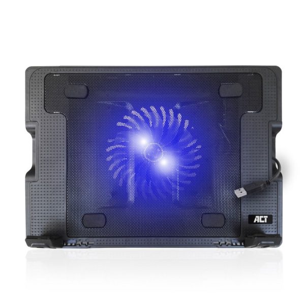 ACT AC8110 notebook cooling pad 43,9 cm (17.3") 1000 RPM Zwart - Afbeelding 4