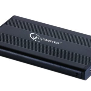 Gembird EE2-U2S-5 behuizing voor opslagstations HDD-behuizing Zwart 2.5"