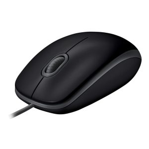 Logitech B110 Silent | Ambidextrous Bedrade Muis | USB-A | 800 DPI | Zwart