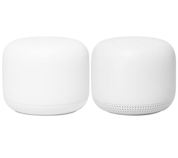 Google Nest (2-pack) | Wifi 5 | Mesh Wifi-systeem | Gigabit Ethernet Dual-band (2.4 GHz / 5 GHz) | 2200Mbit/s