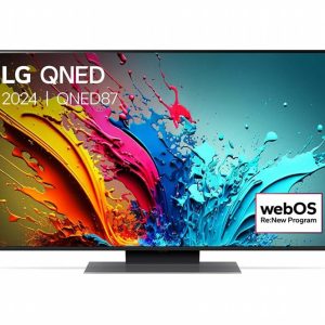 LG 65QNED87T6B 65" | Ultra HD 4K QNED Smart TV | WebOS + Wifi | Local Dimming voor Diepe Zwarttinten | 100Hz