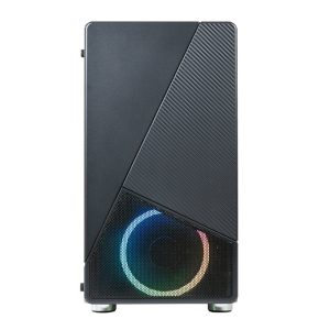 Azza Noir 130 RGB | Micro Tower Case | Zwart | Open Box