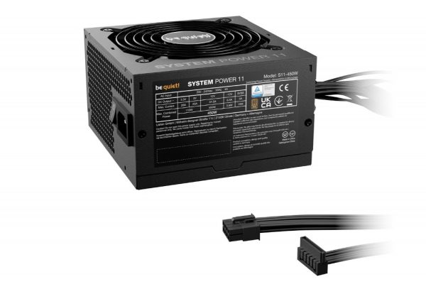 be quiet! System Power 11 450W | 450 Watt Bronze ATX PSU | Niet Modulair | Power Supply | Voeding - Afbeelding 3