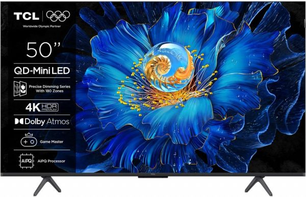 TCL 50C6KS | 50'' Ultra HD 4K | Mini LED Smart TV | Wifi | Google TV | Dolby Vision | 60Hz (2025)