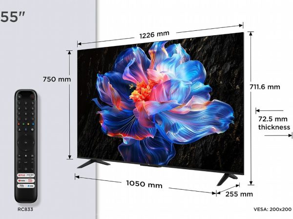 TCL 55V6C | 55'' Ultra HD 4K | LED Smart TV | Wifi | Google TV | Dolby Vision | 60Hz (2025) - Afbeelding 11