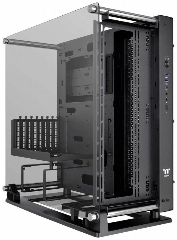 Thermaltake Core P3 TG Pro | Open Frame Mid-Tower Case | Zwart (CA-1G4-00M1WN-09)