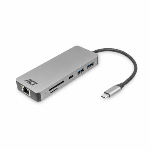 ACT AC7092 USB-C Hub 3.0 | 2x USB-A & 2x USB-C Poorten | 5 Gbps | Aluminium Behuizing | 12 cm Kabel