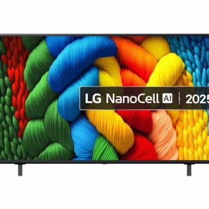 LG NANO80 AI | 55″ 4K Ultra HD NanoCell Smart TV | webOS | HDR10 | 60Hz