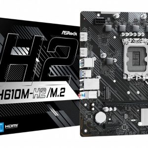 ASRock H610M-H2/M.2 | Socket LGA 1700 | Intel H610 | 2xDDR4 | Micro-ATX | Moederbord