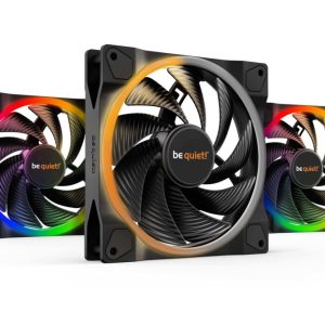be quiet! Light Wings 140mm PWM High-Speed | 140mm Behuizingsventilator | Zwart | Triple Pack (3 stuks)