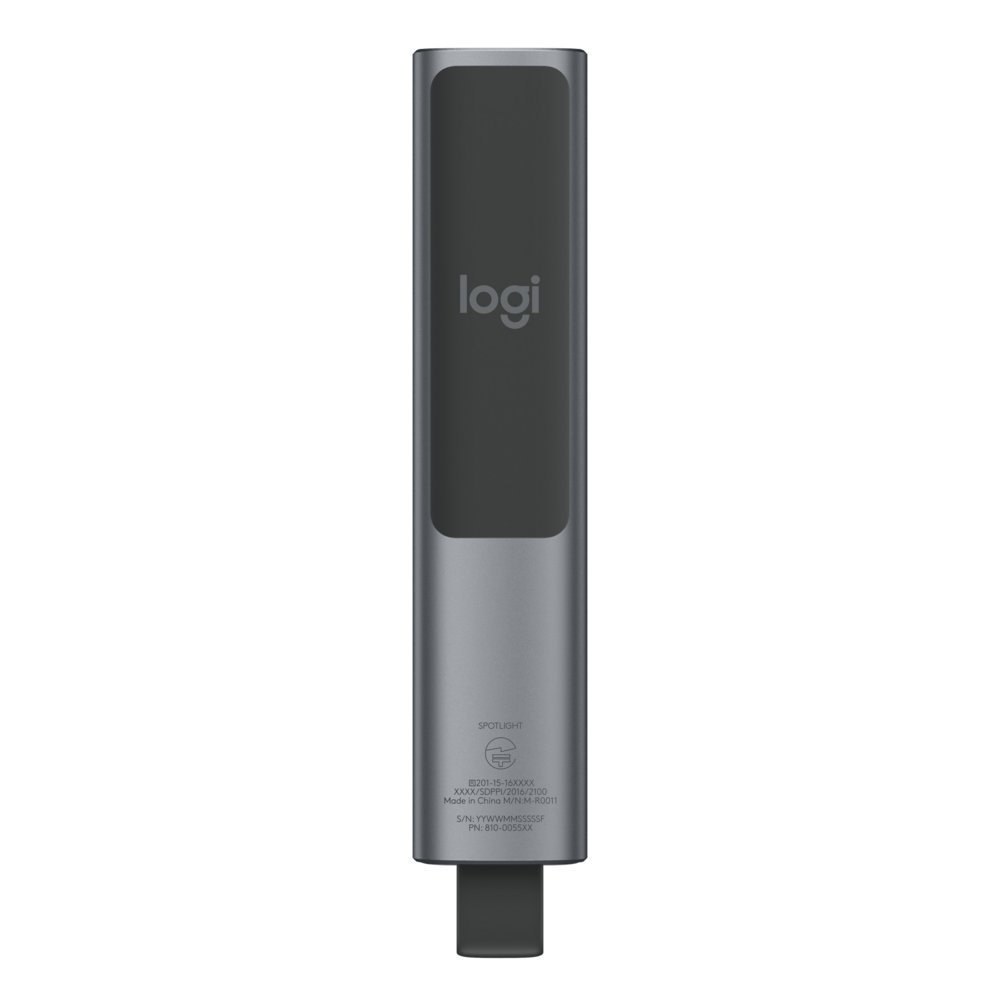 Logitech Spotlight Presenter | Draadloos | Bluetooth & USB 2.4 GHz | Bereik tot 30 meter | Grijs - Afbeelding 9